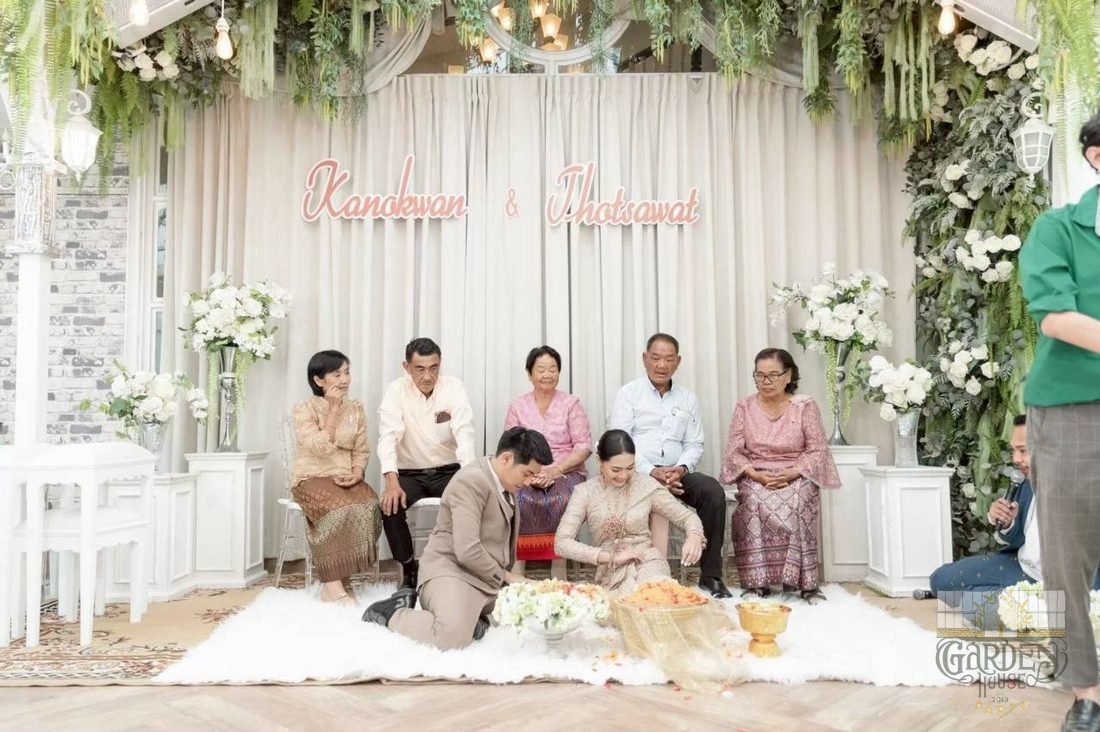 ผลงานงานแต่งงานในสวน Gardenhouse